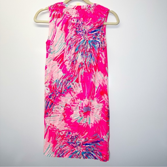 Lilly Pulitzer Essie Never Been Betta Hot Pink Sleeveless Dress Size XS - Picture 7 of 11